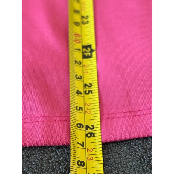 Classy Sassy Pink Top With Sequin Heel Graphic & Flutter Sleeves  SIZE 22 - Picture 8 of 9